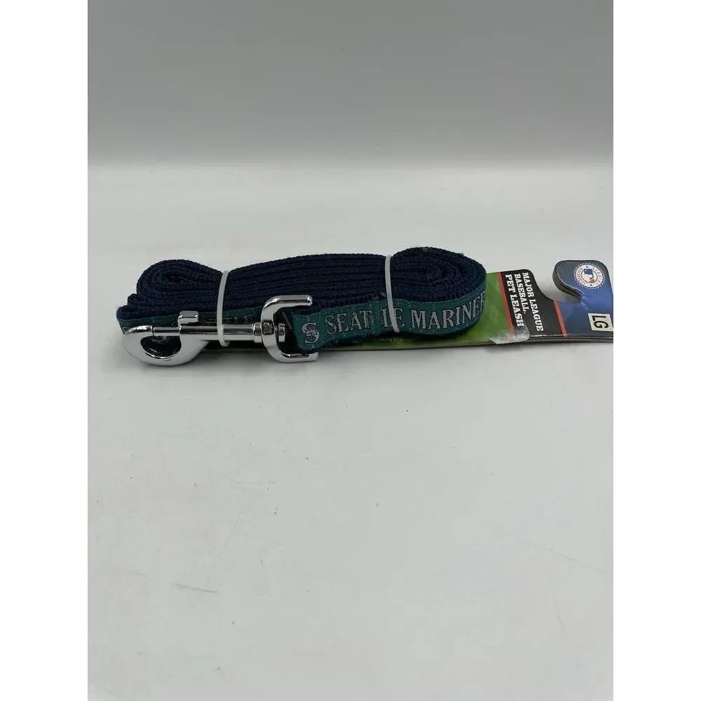 MLB Seattle Mariners Pet Collars & Leash - Size Large - NEW With Tags